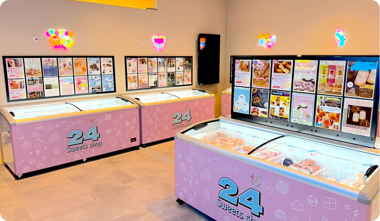 24スイーツ店内画像