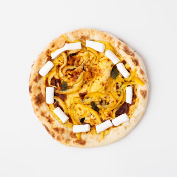 淡路島なるとオレンジとホワイトチョコのピザ